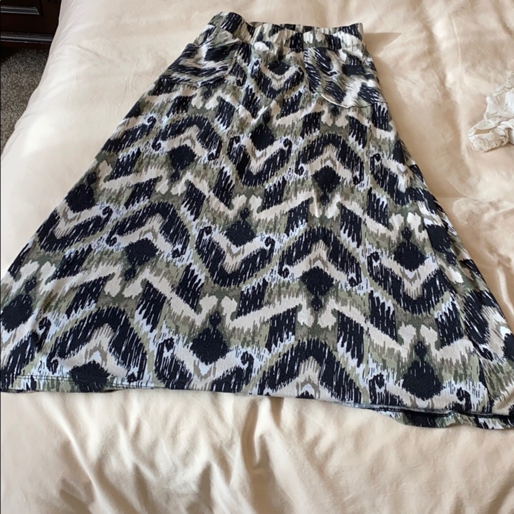 The Buckle Maxi Skirt